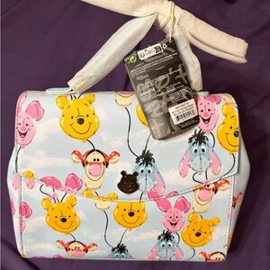 Disney Loungefly Winnie the Pooh and Friends Pastel Balloon Character Bag